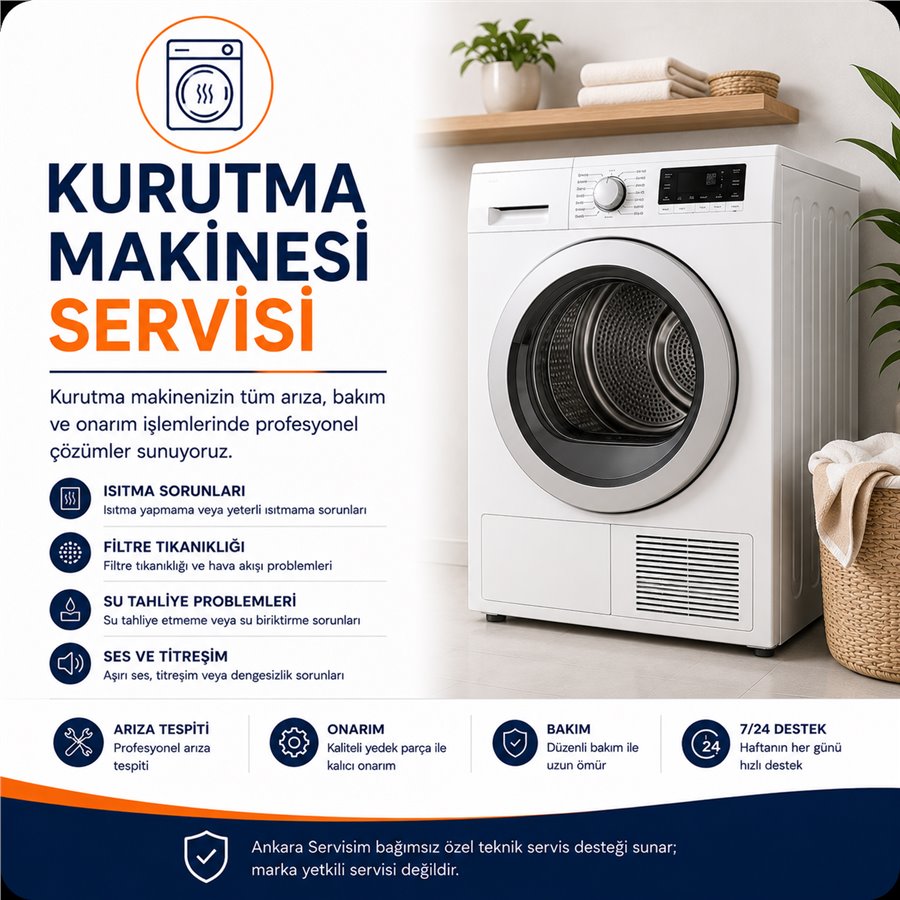 Kurutma makinesi servisi